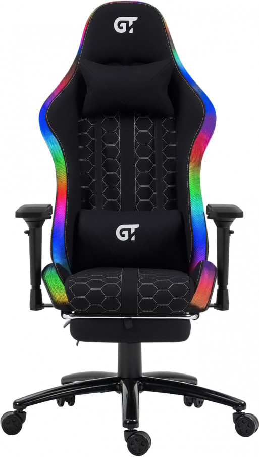 Фото - Крісло для геймерів GT Racer X-2462 Fabric Black
