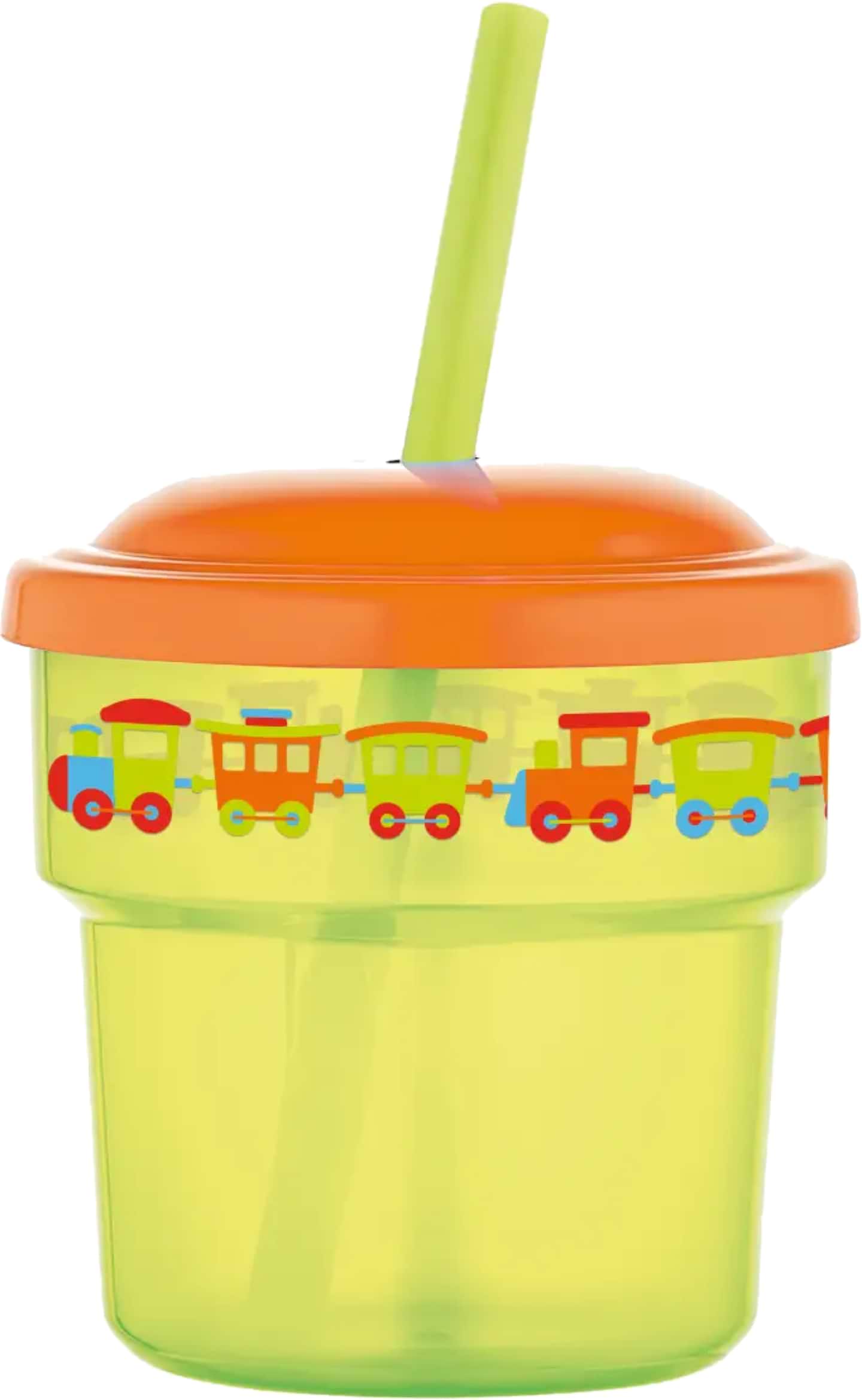 Склянка з трубочкою Gusto Fizbo GT-G-222049 Green 250 мл