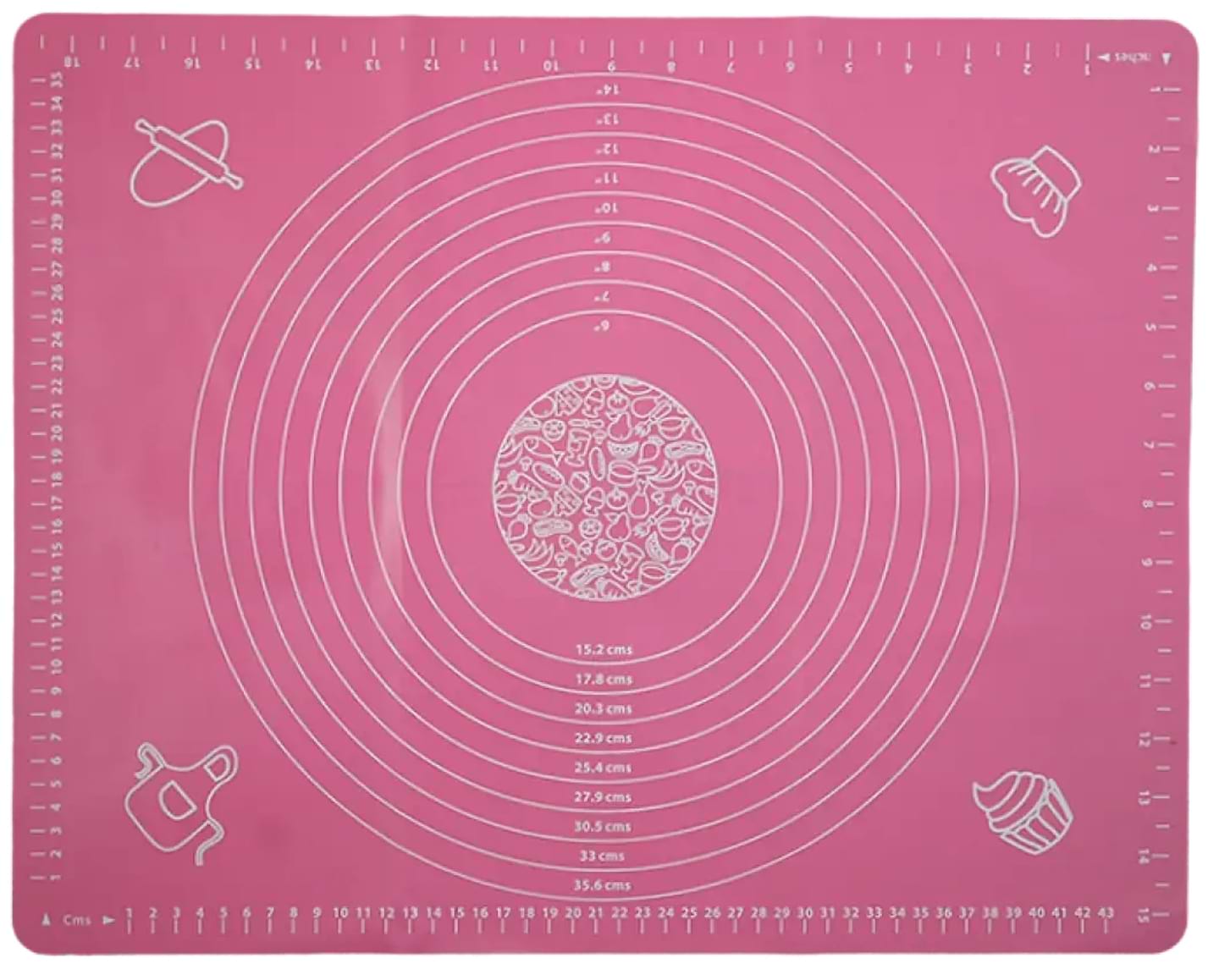 Коврик для выпечки Gusto GT-4050-1 40х50 см (розовый) - Фото 1