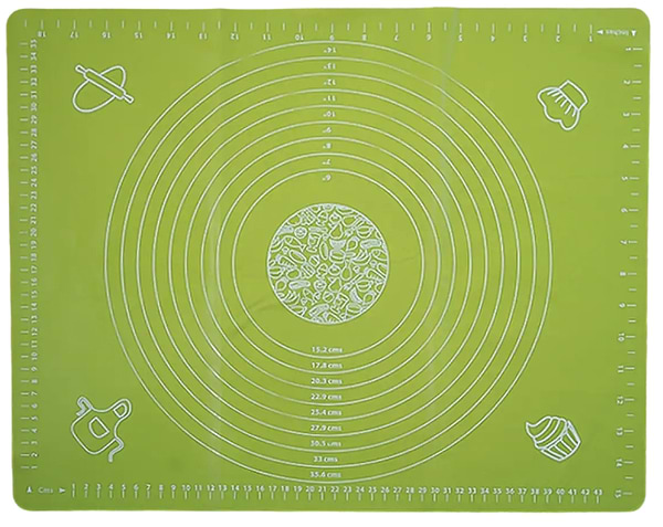 Фото - Килимок для випічки Gusto GT-4565-1 45х65 см (зелений) Фото - Килимок для випічки Gusto GT-4565-1 45х65 см (зелений)