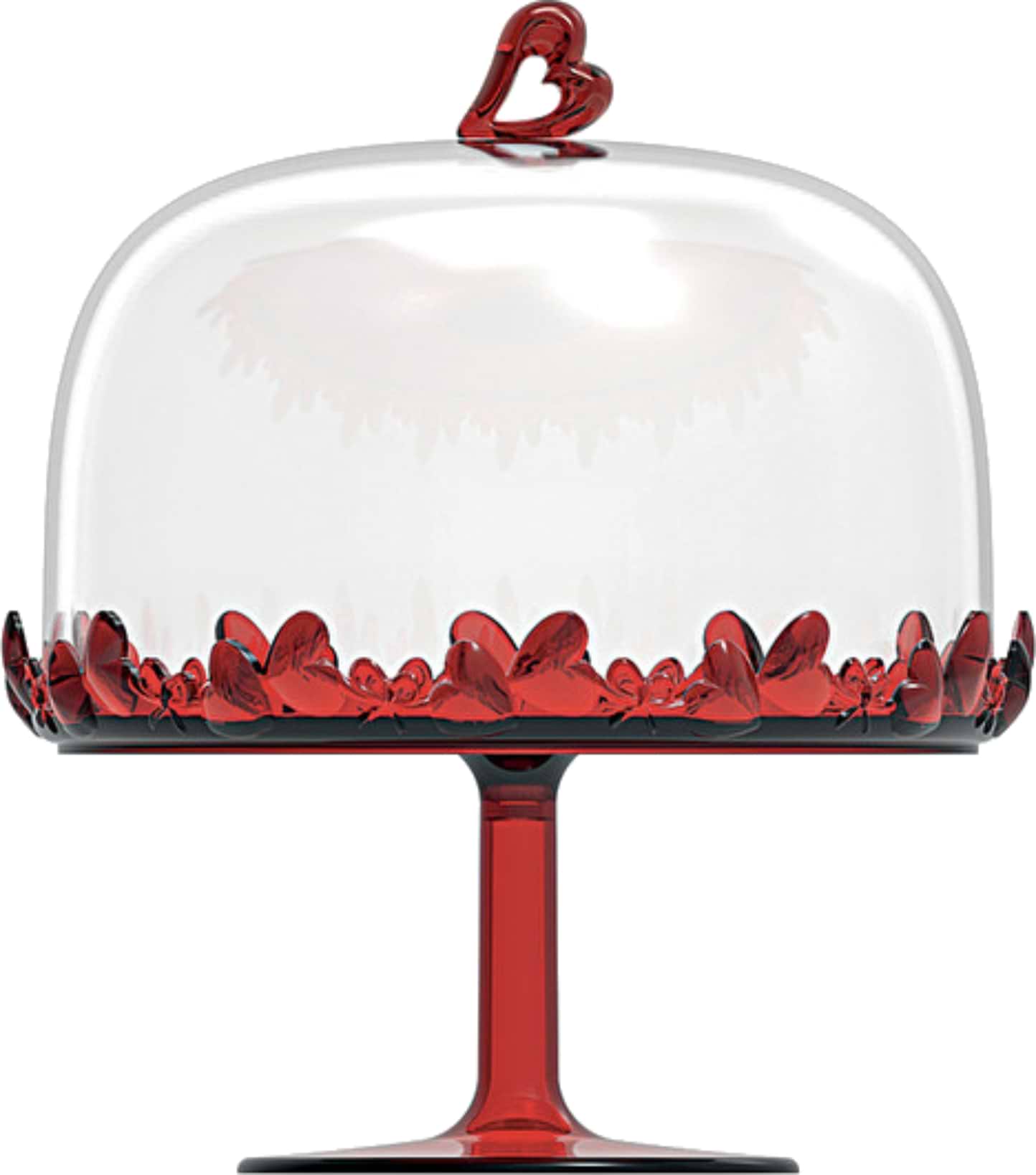Ємність для зберігання торта Guzzini LOVE RED (11550165) - Фото 1
