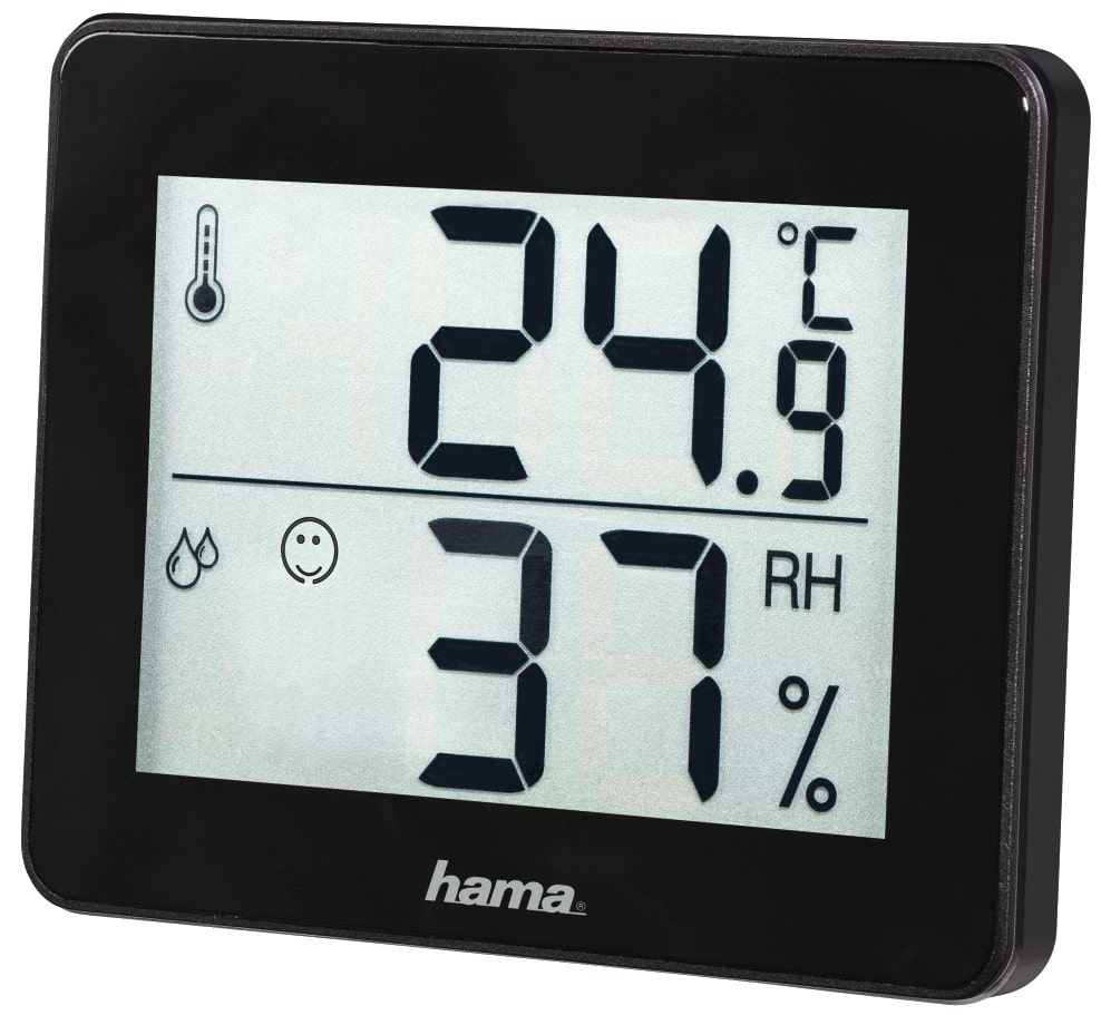 Метеостанція Hama TH-130 Black (00186361)