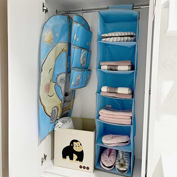 Фото - Органайзер для хранения детский Handy Home Мишка на 6 секций 30х30х120 см (UC-104)