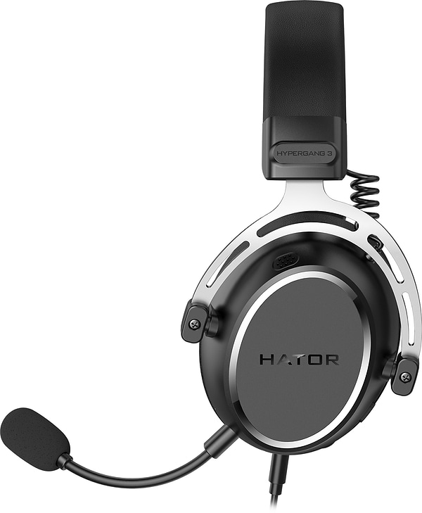 Фото - Уцінка - Гарнітура дротова ігрова Hator HYPERGANG 3 Hi-Res Black (ESH05)