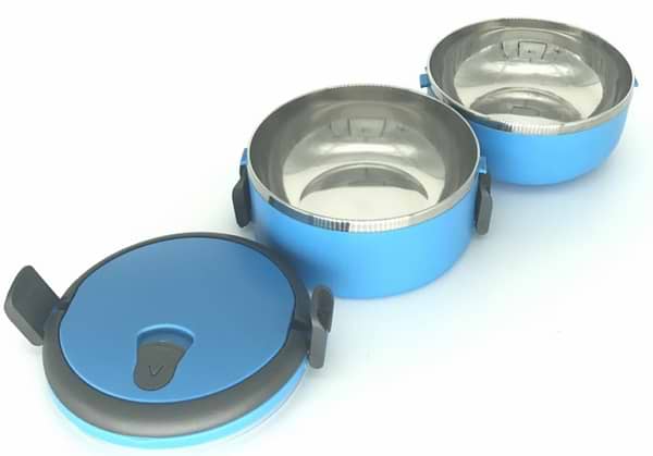 Фото - Термос для продуктов Heinner 0,7+0,7л Blue (HR-F-863-2A)