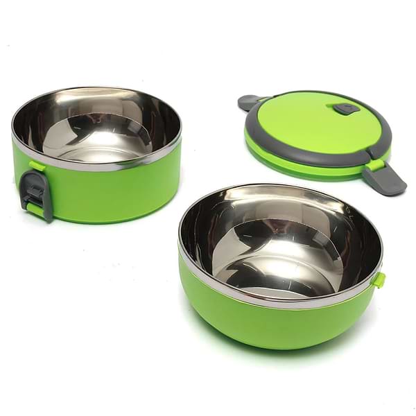 Фото - Термос для продуктов Heinner 0,7+0,7л Green (HR-F-863-2V)