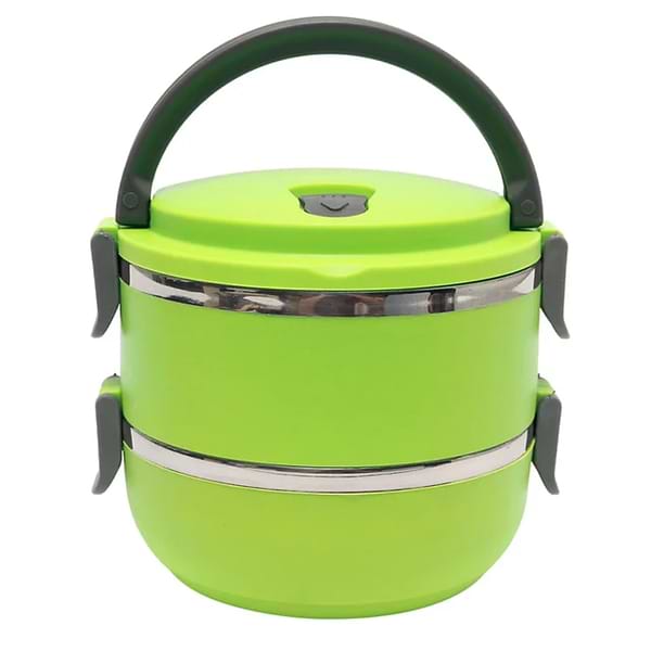 Фото - Термос для продуктов Heinner 0,7+0,7л Green (HR-F-863-2V)