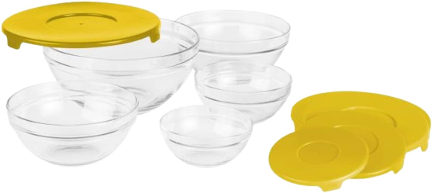 Набір ємностей для зберігання Heinner Vanora 5 шт. (VN- GB1401Y) - Фото 1