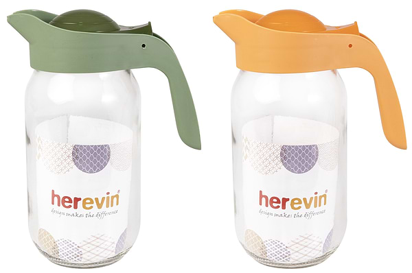 Фото - Глечик Herevin з дозатором та тримачем 1 л в асортименті (111271-150)