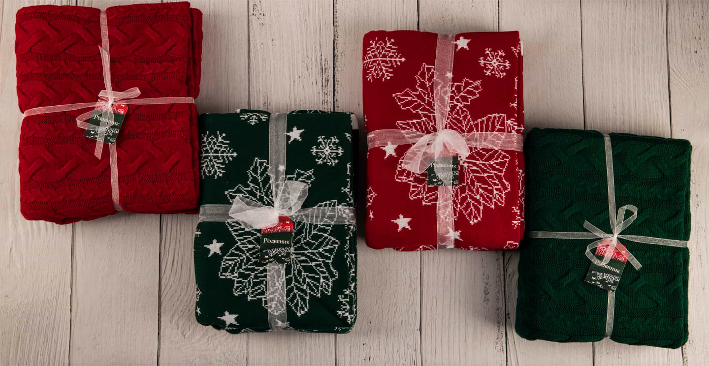 Фото - Плед полуторный Прованс Hit Kosa-01 красный 130х170 (030172)