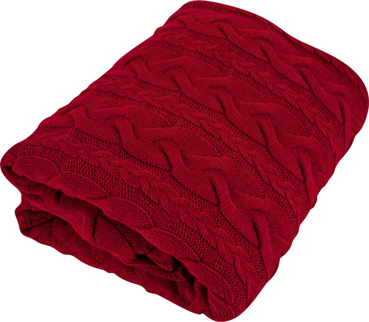 Фото - Плед полуторный Прованс Hit Kosa-01 красный 130х170 (030172)