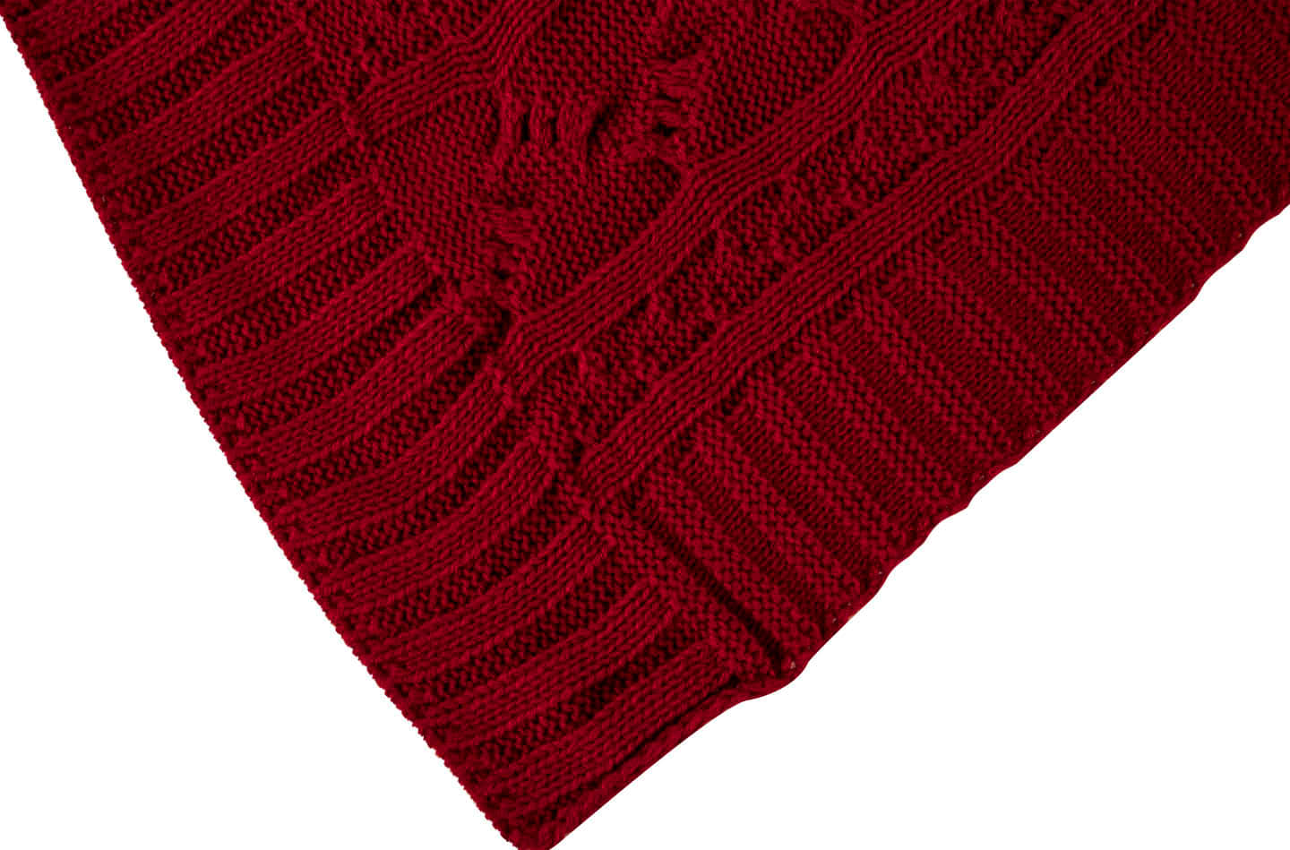 Фото - Плед полуторный Прованс Hit Kosa-01 красный 130х170 (030172)