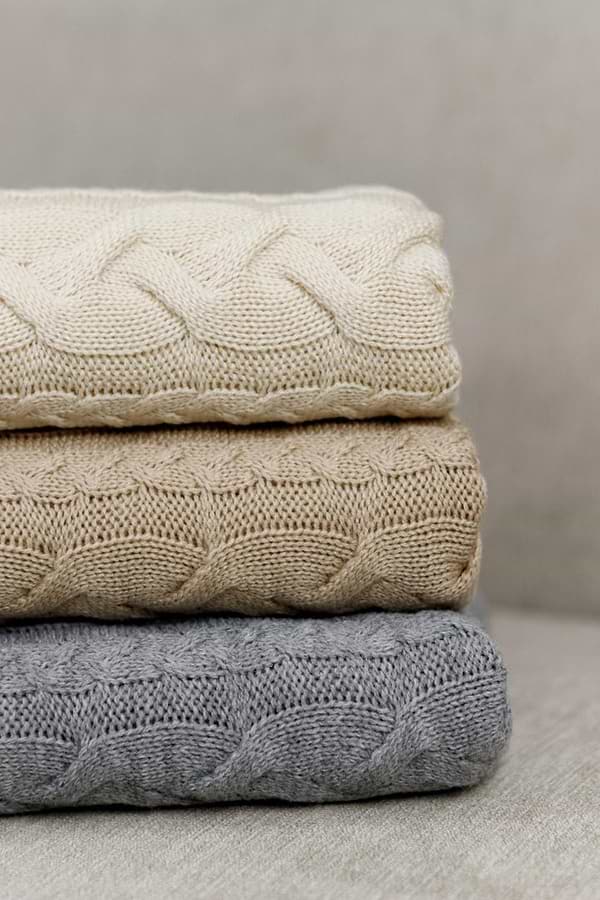 Фото - Плед полуторний Прованс Hit Kosa сірий 130х170 см (033721)