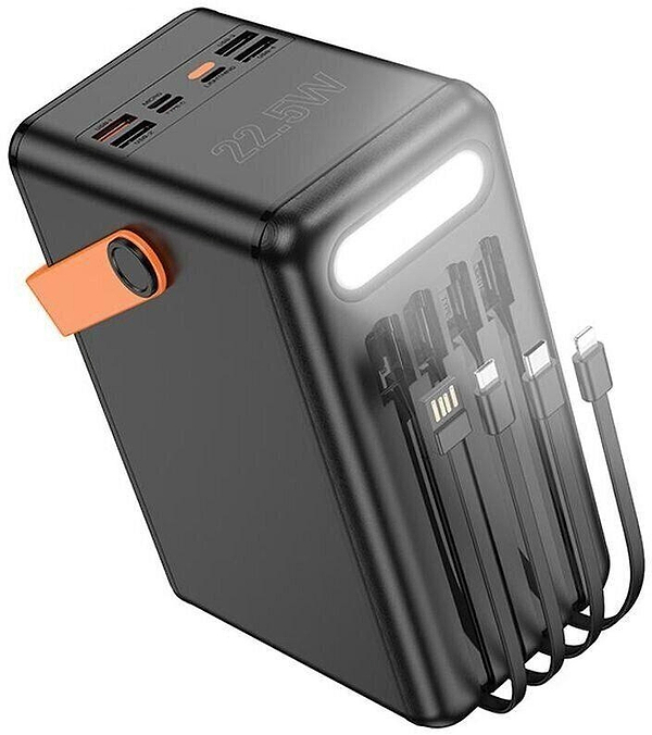 Фото - Батарея мобільна HOCO DB120 Prometheus 22.5W 120 000mAh Black