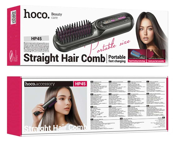 Фото - Вирівнювач волосся HOCO HP45 Gray (6942007654593)