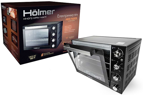 Фото - Піч електрична Holmer HEO-162CL