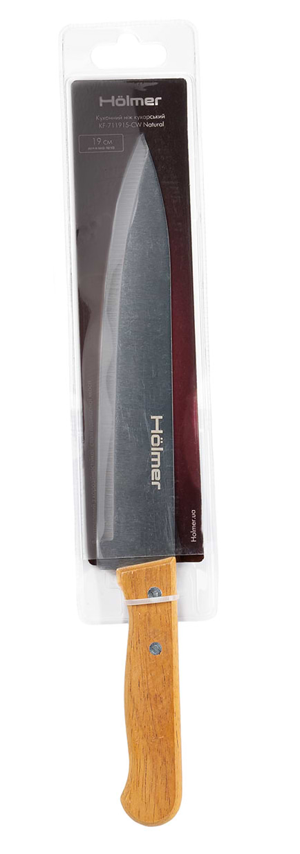 Фото - Ніж кухонний Holmer KF-711915-CW Natural