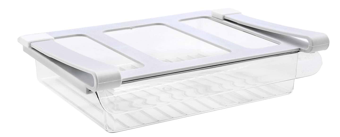 Емкость для хранения Homax Полка органайзер выдвижная для холодильника 26.7х21х7 см (BR-01)