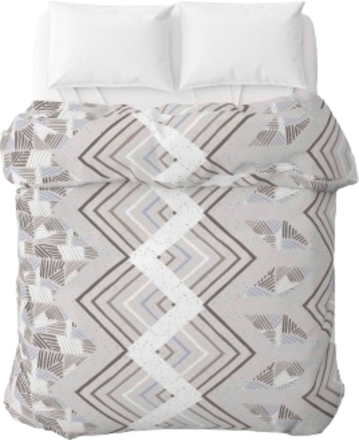 Підковдра полуторна Home Line 145х215 Захопленість бузково-бежевий (181403)