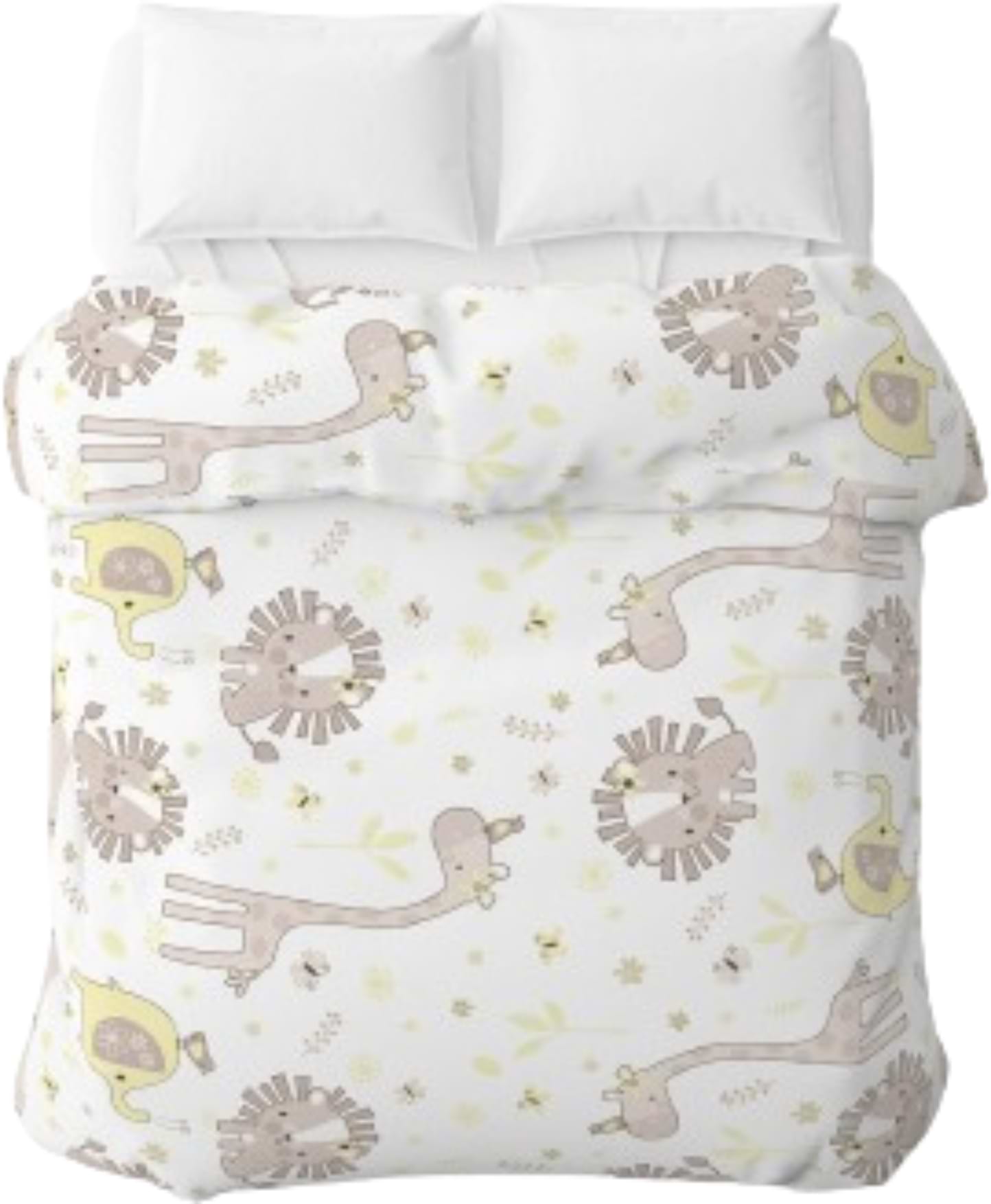 Підковдра полуторна Home Line 145х215 Мадагаскар кавово-жовтий (183223)