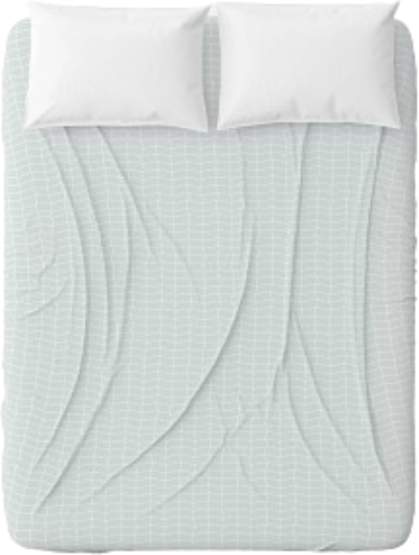 Простирадло полуторне Home Line 145х215 Паркет сіро-блакитний (183230)