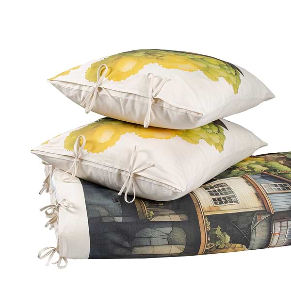 Фото - Комплект постельного белья Home Line бязь эко цд домики (184468)