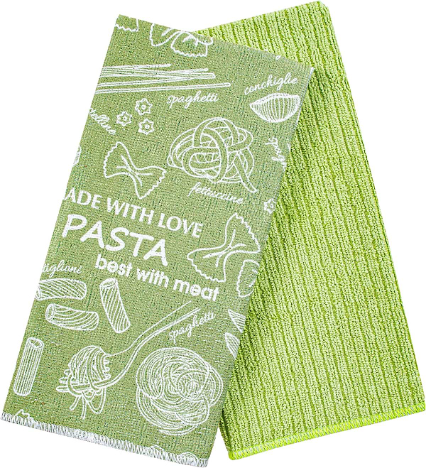 Фото - Набір рушників Home Line 40Х60 Мікрофібра паста СВ.лаймовий 2 шт. (181630)