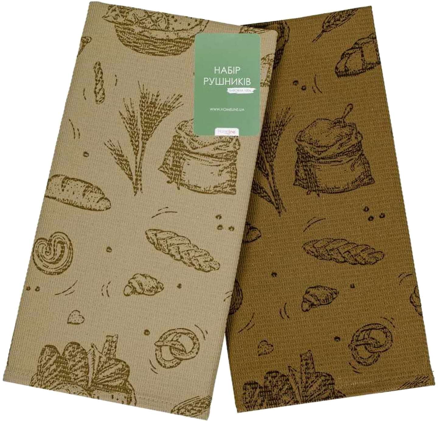 Набір рушників Home Line 45Х60 Хліб житній з бородинським 2 шт. (181110)