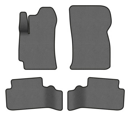 EVA коврики в салон авто EVAtech для Lanos Daewoo 1998-2017 1 поколение Htb EU DO31959PC4SGB