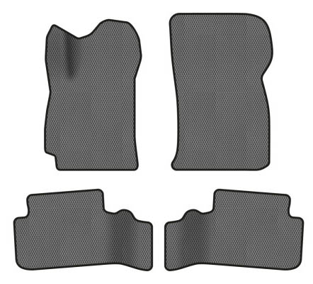 EVA коврики в салон авто EVAtech для Lanos Daewoo 1998-2017 1 поколение Htb EU DO31959PDC4RGB