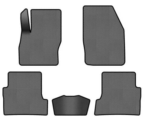 EVA коврики в салон авто EVAtech для Focus (C307) 5-doors AT Ford 2005-2010 2 поколение Htb EU FD32206CV5RGB