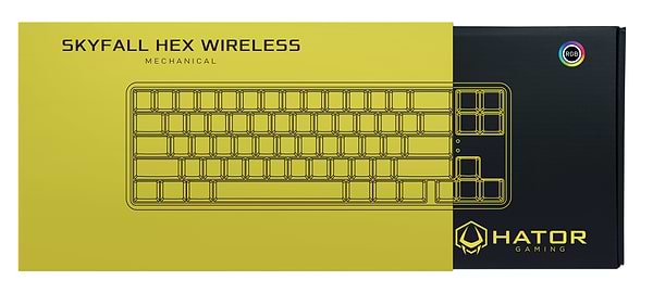 Фото - Клавіатура бездротова ігрова Hator Skyfall HEX ENG Gateron Clear (HTK-665) Black