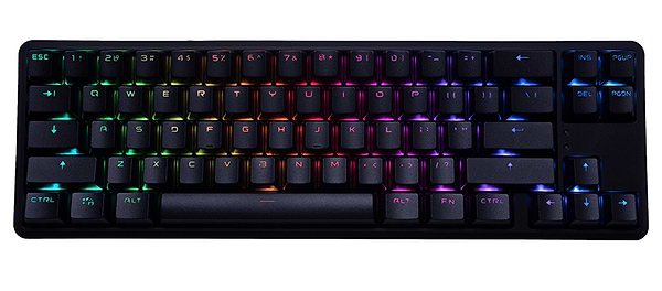 Фото - Клавіатура бездротова ігрова Hator Skyfall HEX ENG Gateron Clear (HTK-665) Black