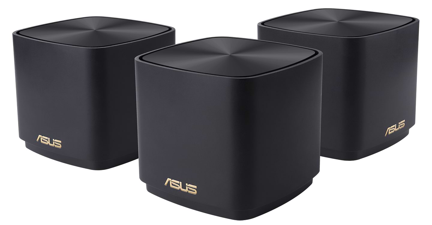 MESH система WiFi6 Asus ZenWiFi XD4 Plus Black (3-Pack) - Фото 1