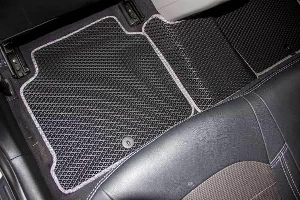 Фото - Коврики ворсовые в салон авто EVAtech Standard для Hyundai Sonata (LF) Hybrid 2014-2019 7 поколение Sedan USA черный кант HY43551CVK5KH5VEB