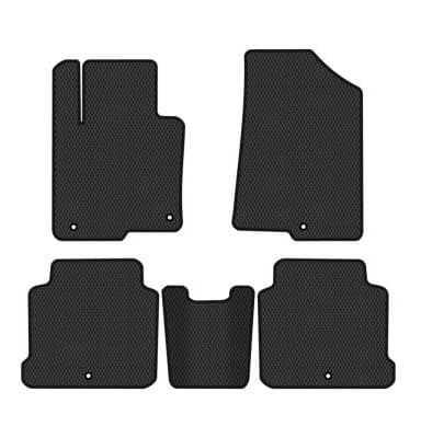 Фото - Коврики ворсовые в салон авто EVAtech Standard для Hyundai Sonata (LF) Hybrid 2014-2019 7 поколение Sedan USA черный кант HY43551CVK5KH5VEB