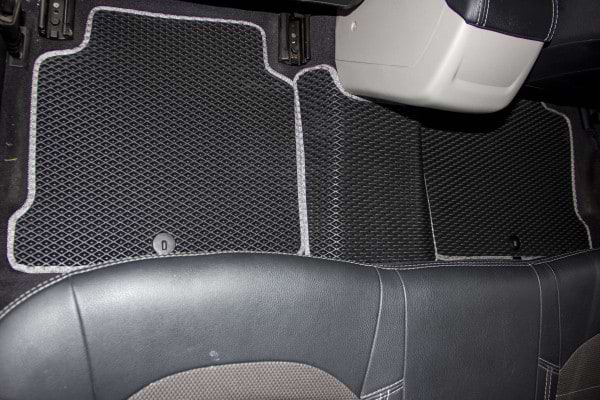 Фото - Коврики ворсовые в салон авто EVAtech Standard для Hyundai Sonata (LF) Hybrid 2014-2019 7 поколение Sedan USA черный кант HY43551CVK5KH5VEB