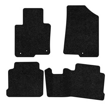 Килимки ворсові в салон авто EVAtech Standard для Hyundai Sonata (LF) Hybrid 2014-2019 7 покоління Sedan USA чорний кант HY43551PGB4KH3VEB