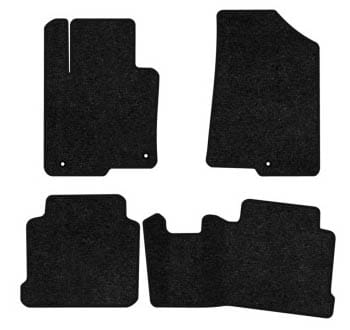 Коврики ворсовые в салон авто EVAtech Standard для Hyundai Sonata (LF) Hybrid 2014-2019 7 поколение Sedan USA черный кант HY43551PVB4KH3VEB