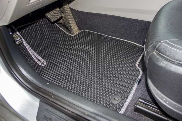 Фото - Килимки ворсові в салон авто EVAtech Standard для Hyundai Sonata (LF) Hybrid 2014-2019 7 покоління Sedan USA чорний кант HY43551CVB5KH3VEB