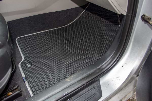 Фото - Коврики ворсовые в салон авто EVAtech Standard для Hyundai Sonata (LF) Hybrid 2014-2019 7 поколение Sedan USA черный кант HY43551CVK5KH5VEB