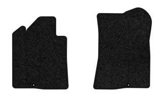 Килимки ворсові в салон авто EVAtech Standard для Hyundai Santa FE (CM) 5 seats 2006-2010 2 покоління SUV Korea чорний кант HY33308A2KD2VEB