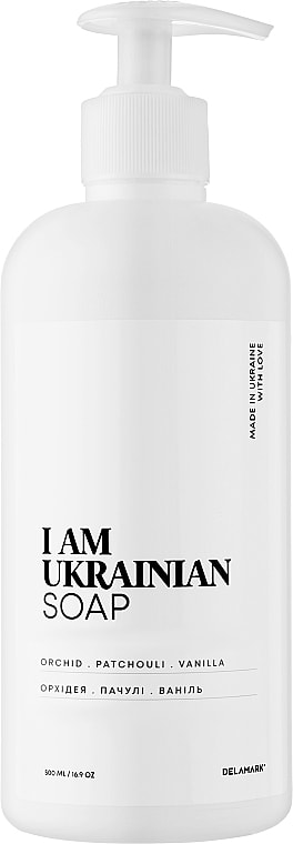 Рідке мило для рук DeLaMark з ароматом орхідеї пачулі ванілі 500 мл (4820152333124)