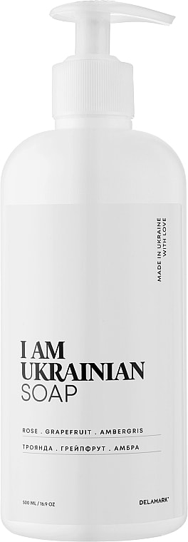 Купить Жидкое мыло для рук DeLaMark с ароматом розы грейпфрута амбры 500 мл (4820152333131) - Фото 1 Жидкое мыло для рук DeLaMark с ароматом розы грейпфрута амбры 500 мл (4820152333131) - Фото 1