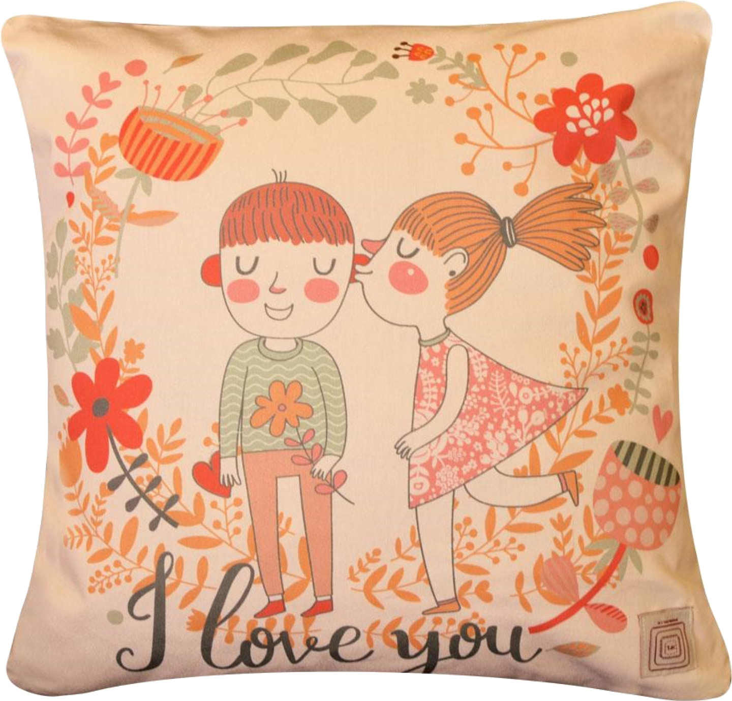 Наволочка Прованс I Love you 45х45 см (011623) - Фото 1