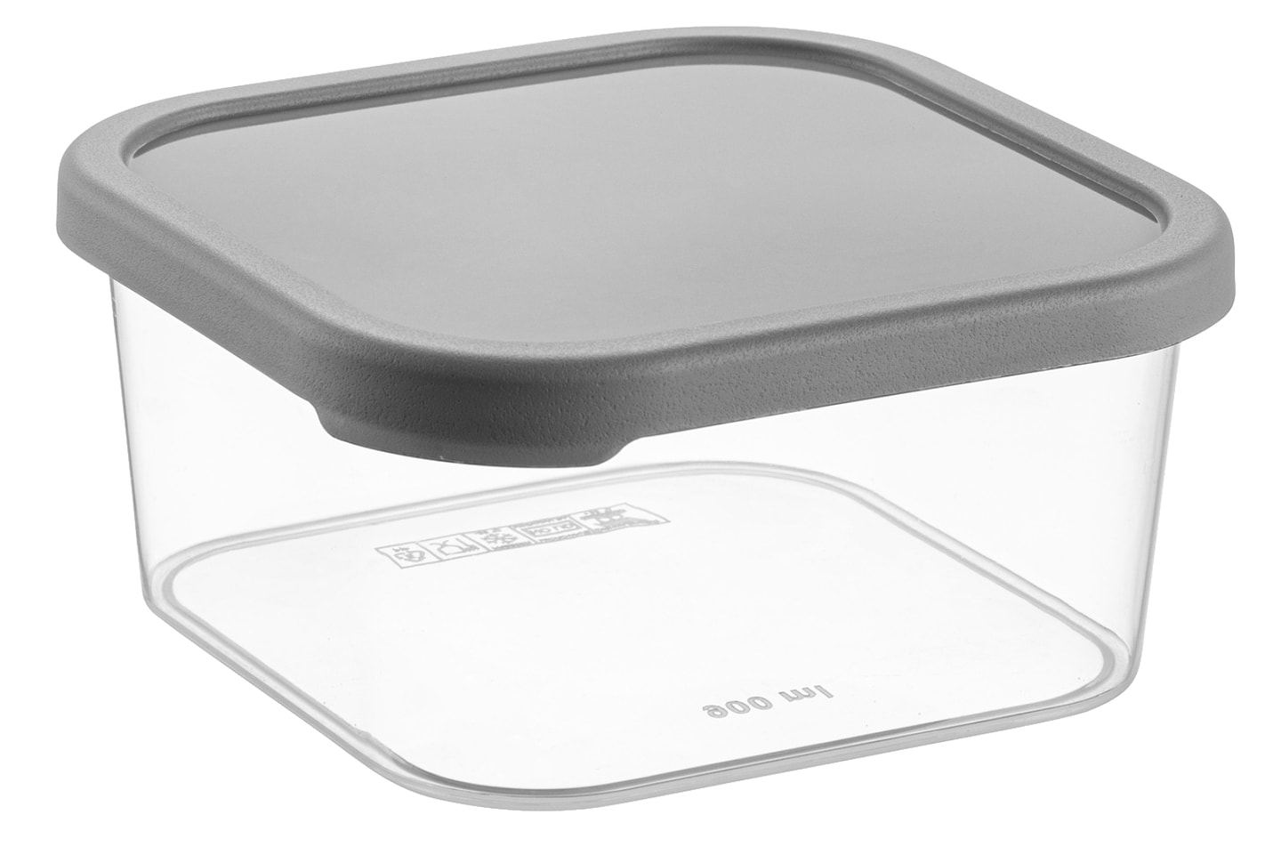 Ємність для зберігання Idea Home Quick Box Gray 0.9л (00812 Gray) - Фото 1