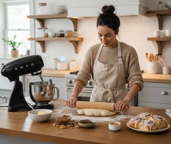 Фото - Кухонна машина Smeg SMF03BLEU