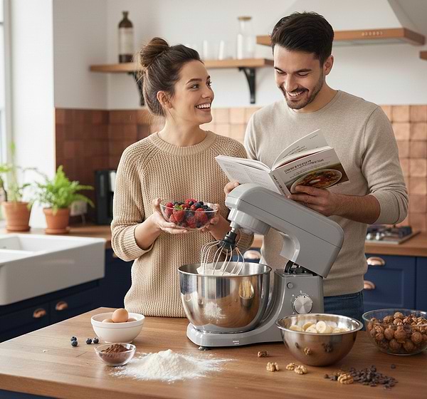 Фото - Кухонная машина Grunhelm GKM0019G Gray