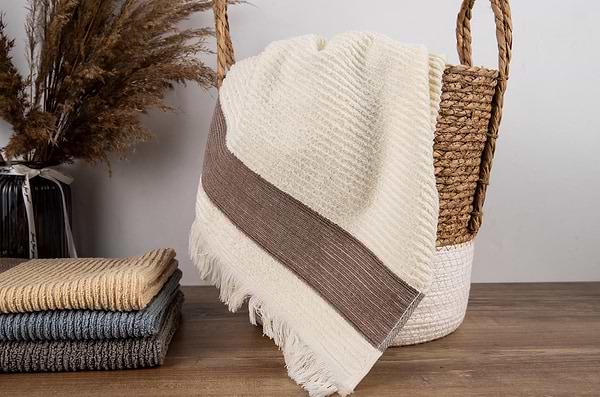 Фото - Рушник для рук GM Textile махровий ваніль Осло 40x70