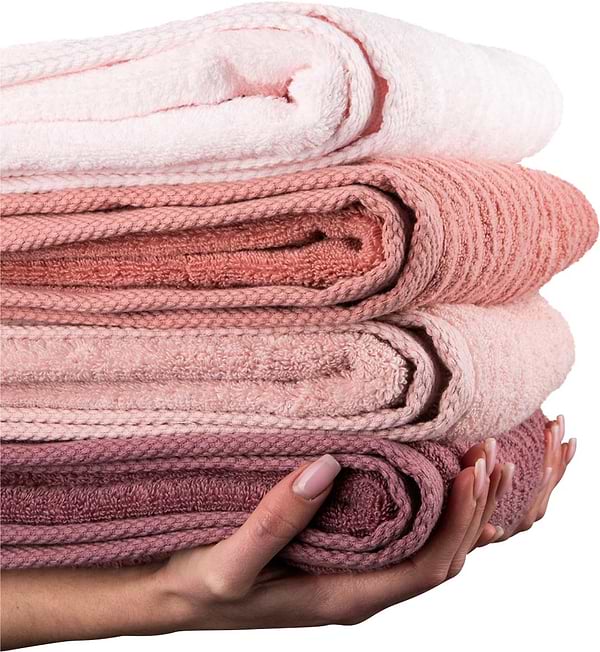 Фото - Полотенце банное GM Textile махровое Бабл Зеро Твист светло-терракотовый 70х140